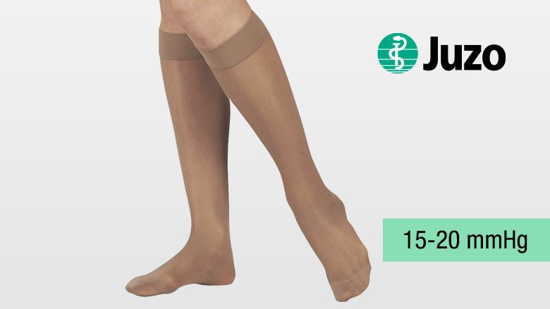 Juzo Naturally Sheer Knee 15-20 mmHg