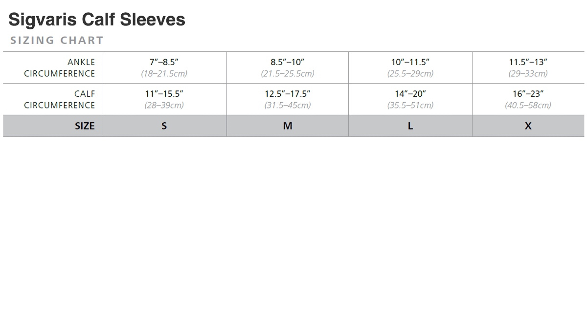 Sigvaris Performance Calf Sleeve 20-30 mmHg