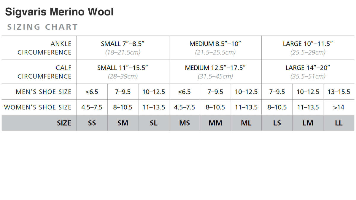 Sigvaris Thermoregulating Wool Knee 20-30 mmHg