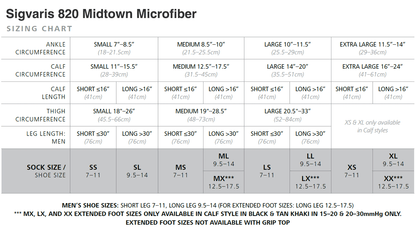Sigvaris Microfiber Knee 20-30 mmHg