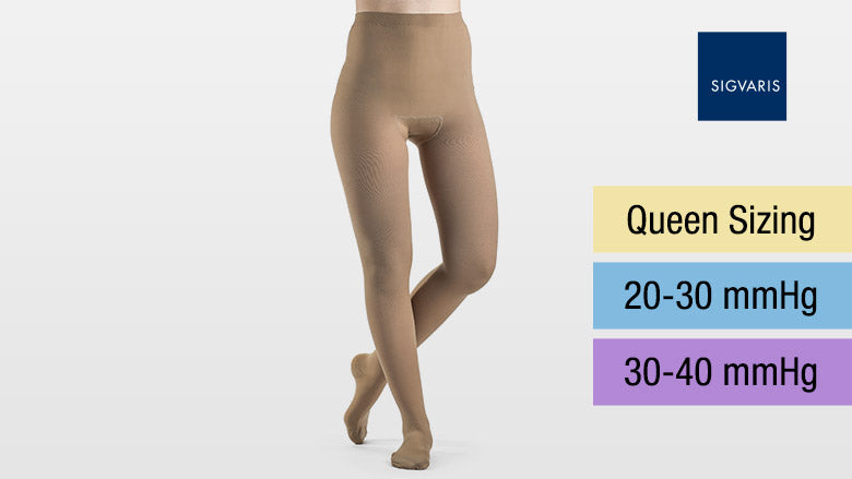Sigvaris Select Comfort Pantyhose Plus 20-30 mmHg Compression Stockings